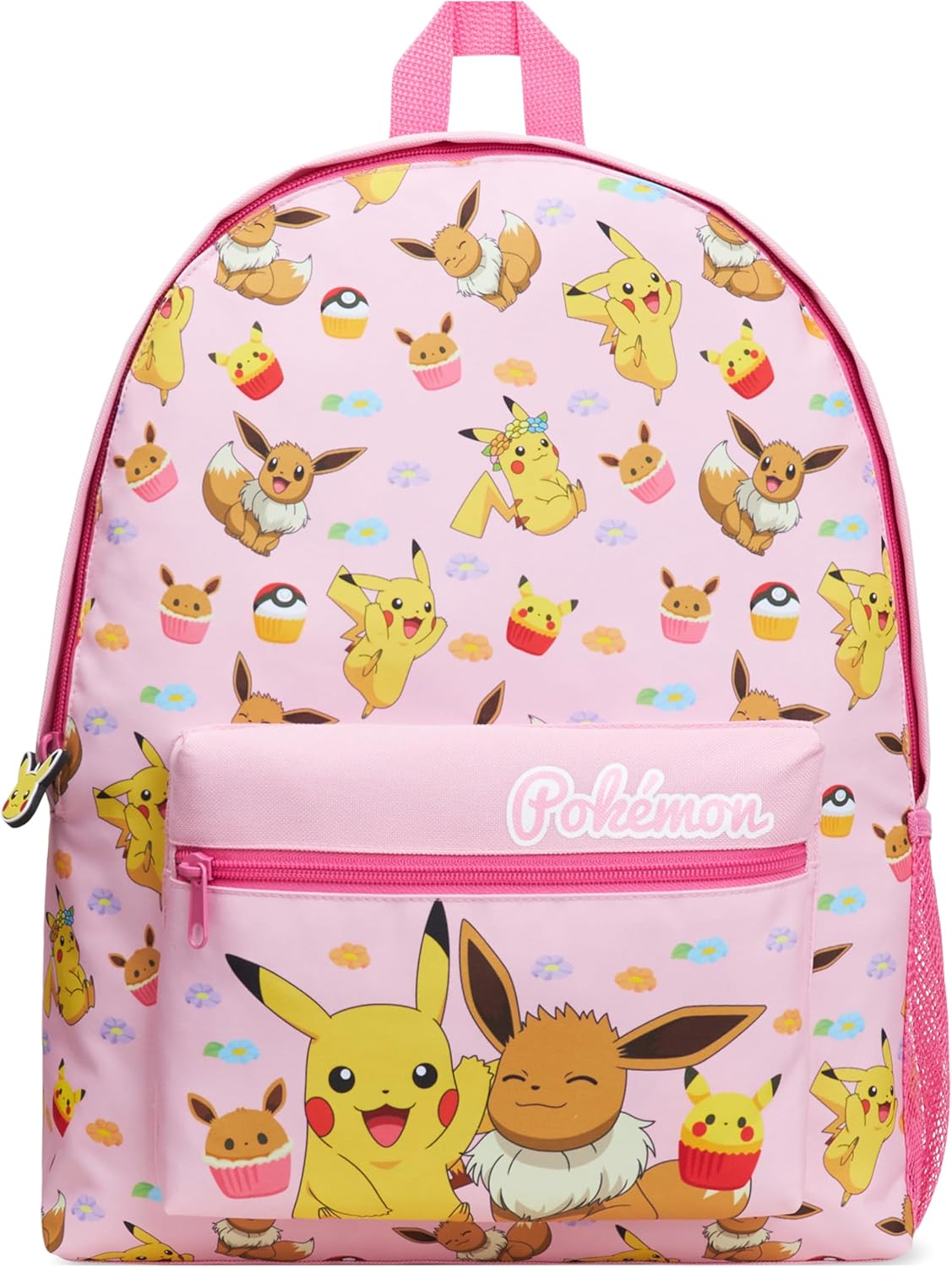 Pikachu Kids Backpack – Anime School Bag for Boys & Girls (Pink) Pikachu Kids Backpack – Anime School Bag for Boys & Girls (Pink)