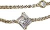 Cubic Zirconia Layered Wrap Bracelet