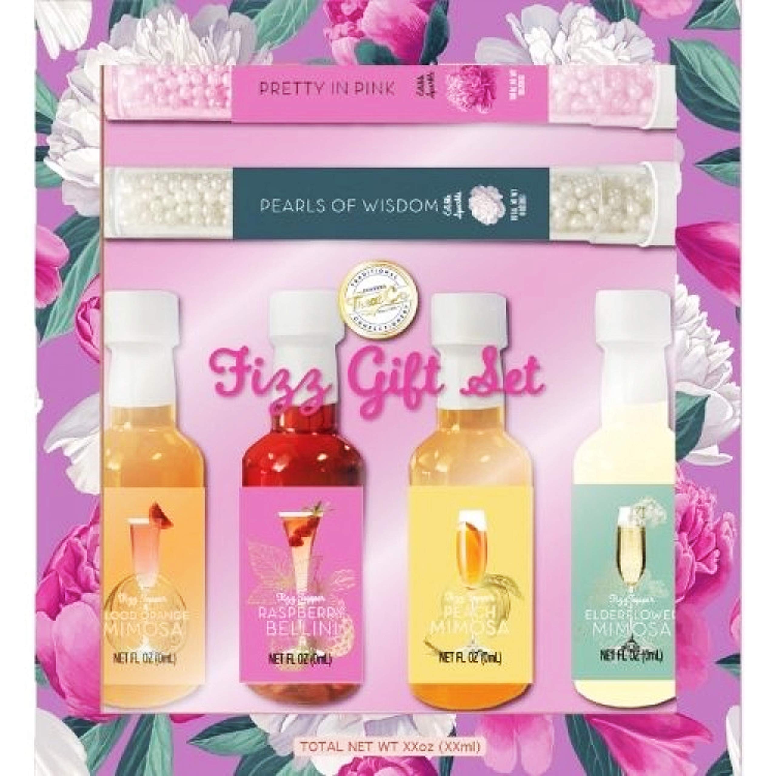 Buy Prosecco Topper Fizz Gift Set Includes x4 Fruit Flavoured Mixers