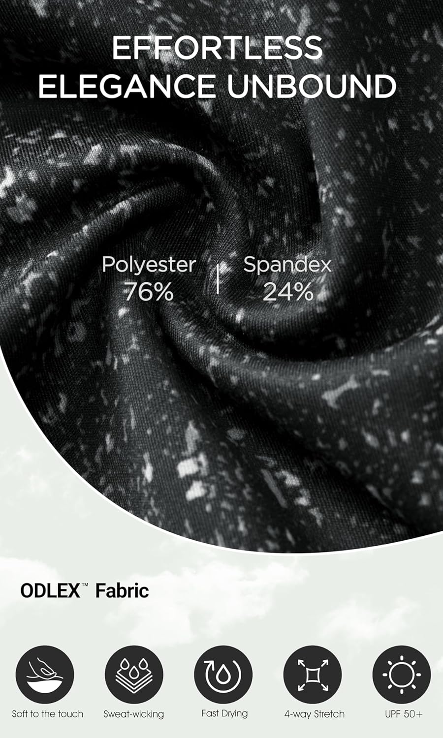 ODODOS Women's High Waisted Yoga Capris with Pockets, Tummy Control Non See Through Workout Athletic Running Capri Leggings - Image 6