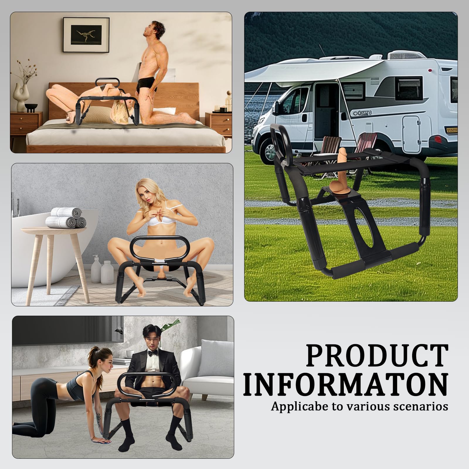 Amazon.com: Sex Chair Adjustable Height Sex Bench Bouncing Mount Sex Stool Weightless Position Bouncer Chair with Handrail and Dildo Stainless Portable Elastic Chairs BDSM Sex Novelty Toy for Adult Game (Black) : Amazon.com: Sex Chair Adjustable Height Sex Bench Bouncing Mount Sex Stool Weightless Position Bouncer Chair with Handrail and Dildo Stainless Portable Elastic Chairs BDSM Sex Novelty Toy for Adult Game (Black) :