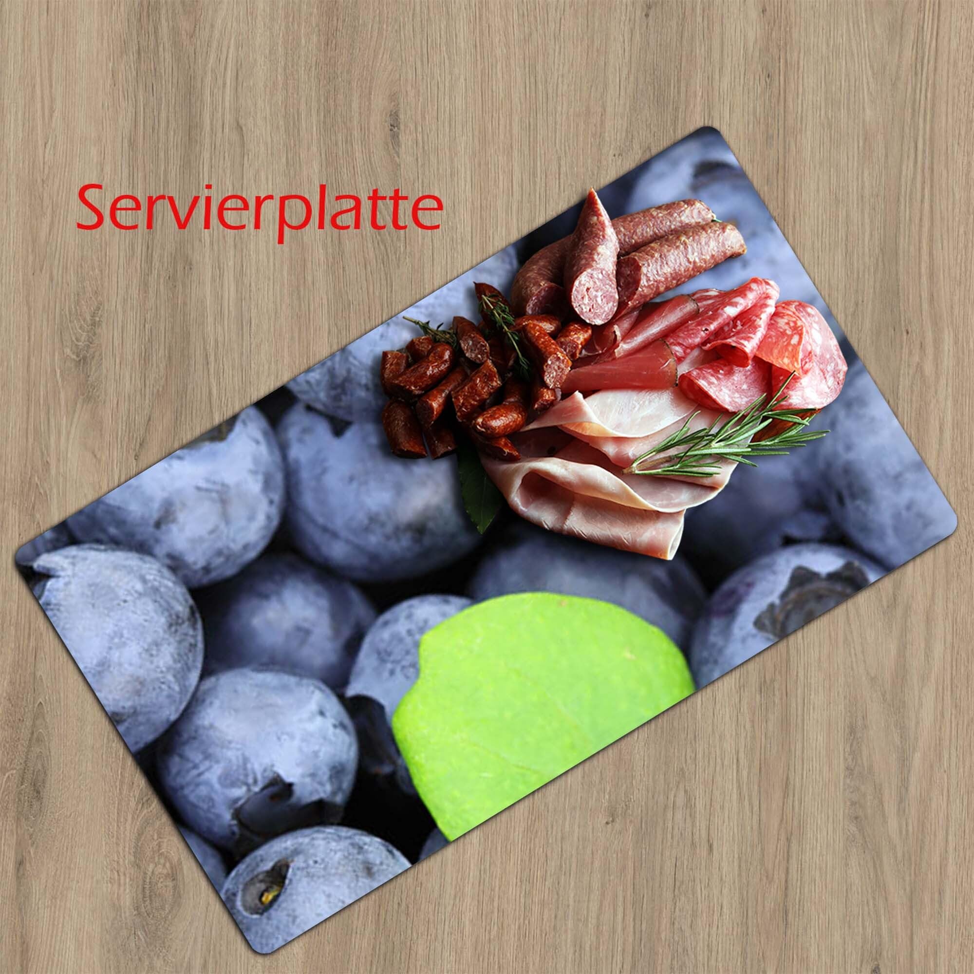 CTC-Trade - Set de 2 placas de 30 x 52 cm para cubrir vitrocerámica y vitrocerámica de color azul