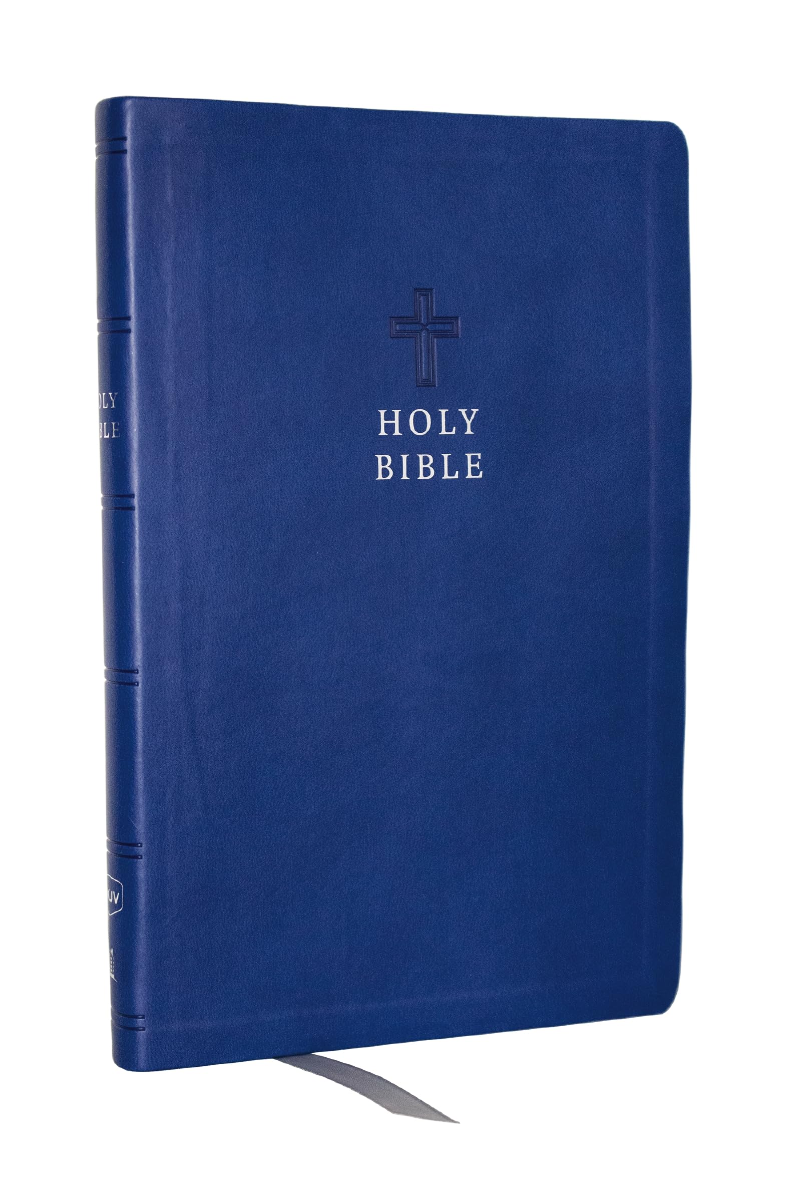 KJV Holy Bible: Value Ultra Thinline, Blue Leat, Nelson.+