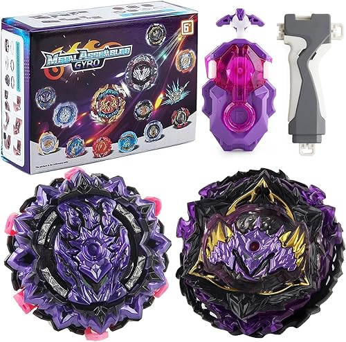 Bey Battling Top Burst Gyro Toy Set, con lanzadores de giroscopio y juego de batalla de combate de mango, regalo para niños y niños, 175+169