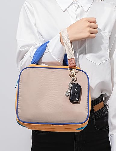 Miniatura 5 de PikPok Mart Llavero de pulsera, cordón elástico para la muñeca para llaves, correa trenzada elástica para llaveros, soporte para billetera de