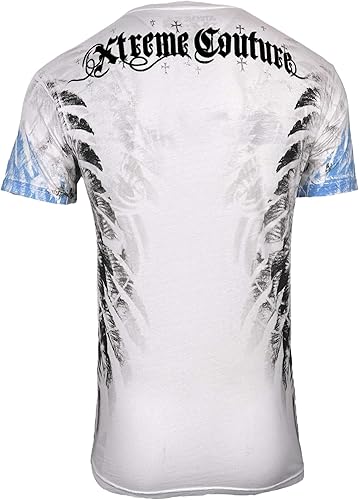 Miniatura 3 de Xtreme Couture by Affliction Camiseta para hombre The Edge White