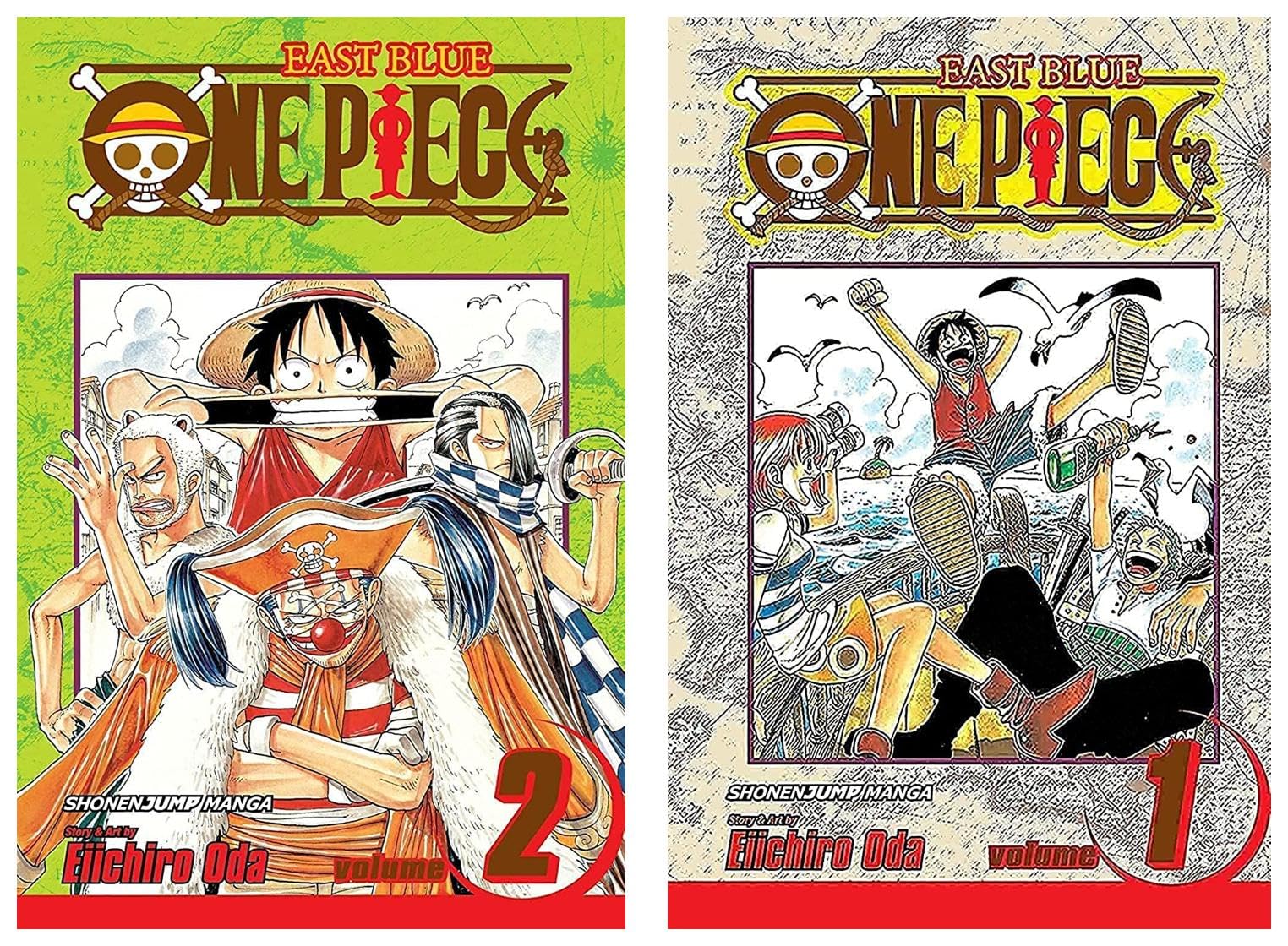 洋書 One Piece Romance Dawn & Buggy The Clown Buy One Piece 01: Romance Dawn: Volume 1 & One Piece 02
