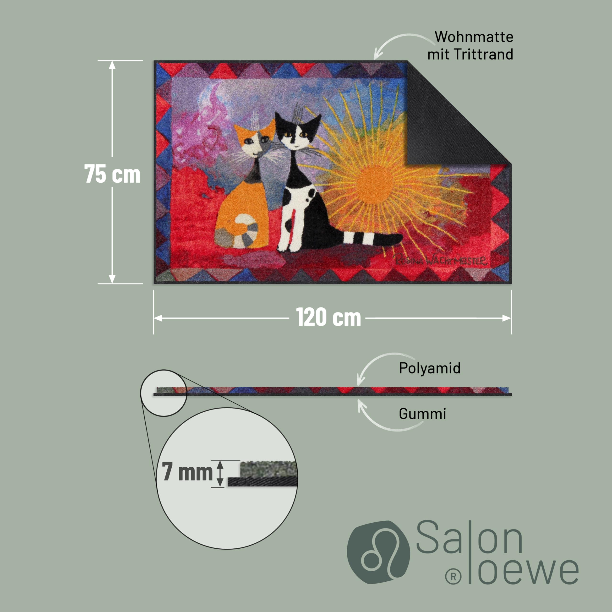 Salonloewe Rosina Wachtmeister NOI Due - Zerbino per interni ed esterni, 075 x 120 cm