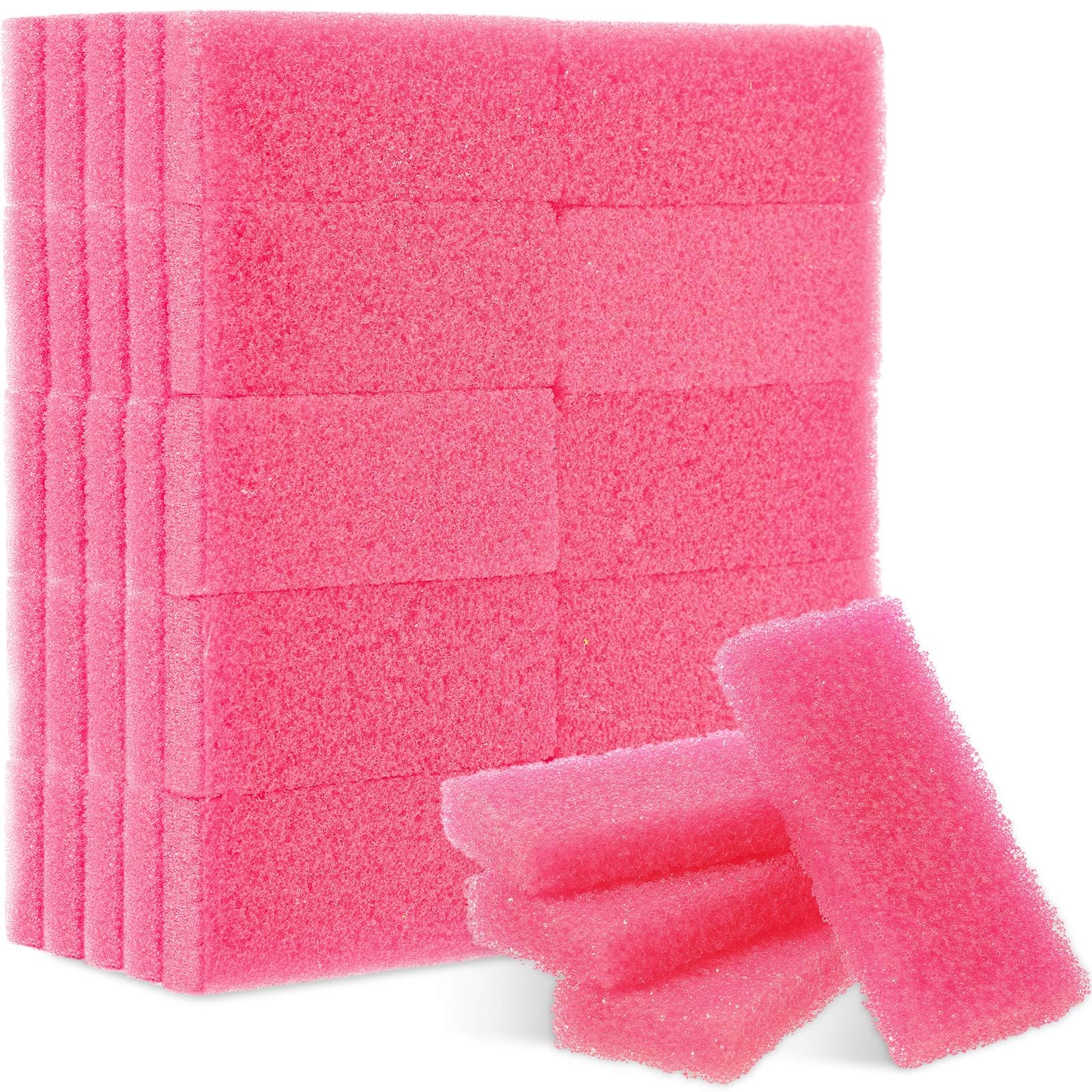 Batiyeer 600 piezas de piedra pómez a granel para depurador de pies, piel muerta, piedra pómez desechable para pedicura de pies, limpiador de ducha de pies, para talón, cutícula, callo, baño y spa
