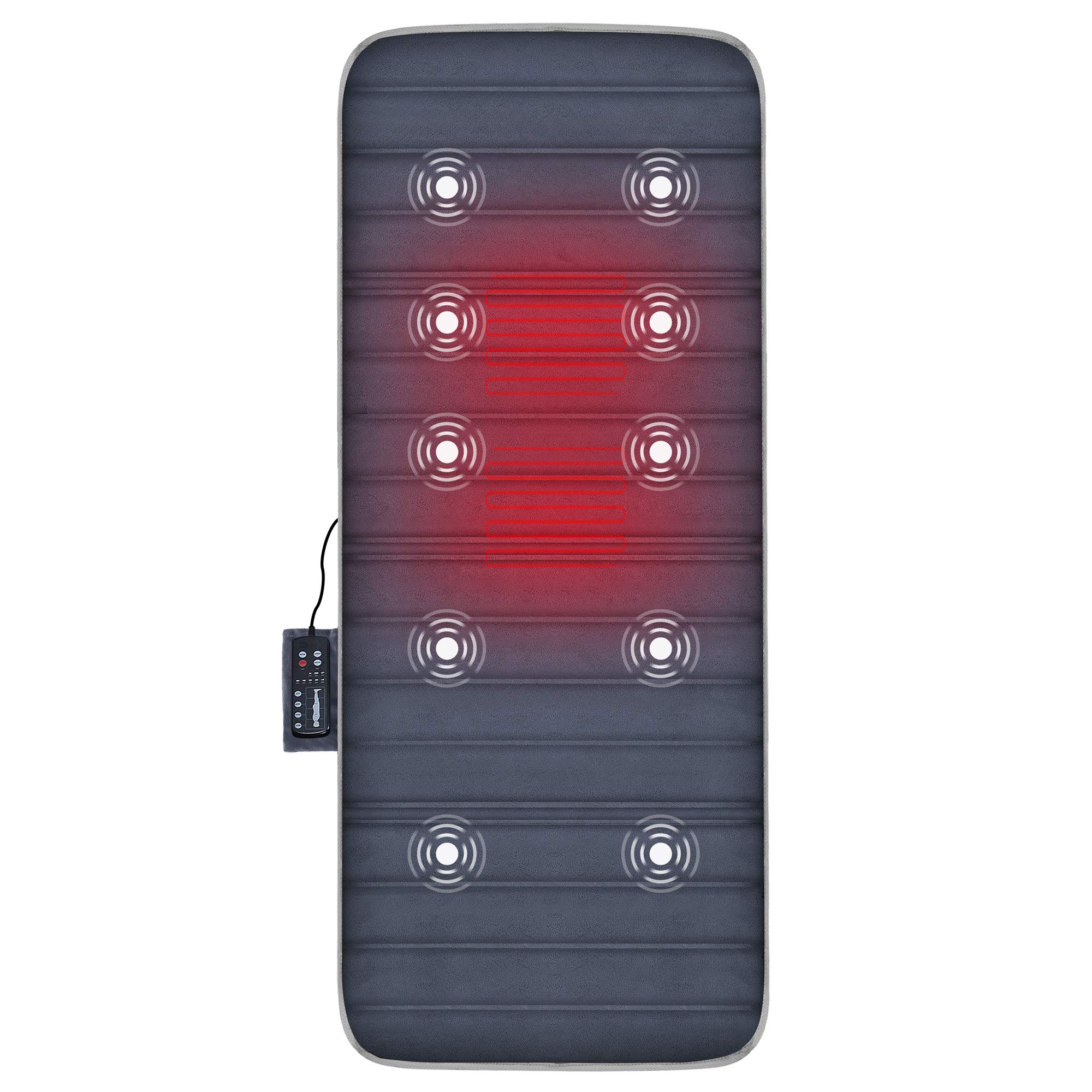 Buy COMFIER Massage Mat with Heat Pads,Back Massage Bed with 10