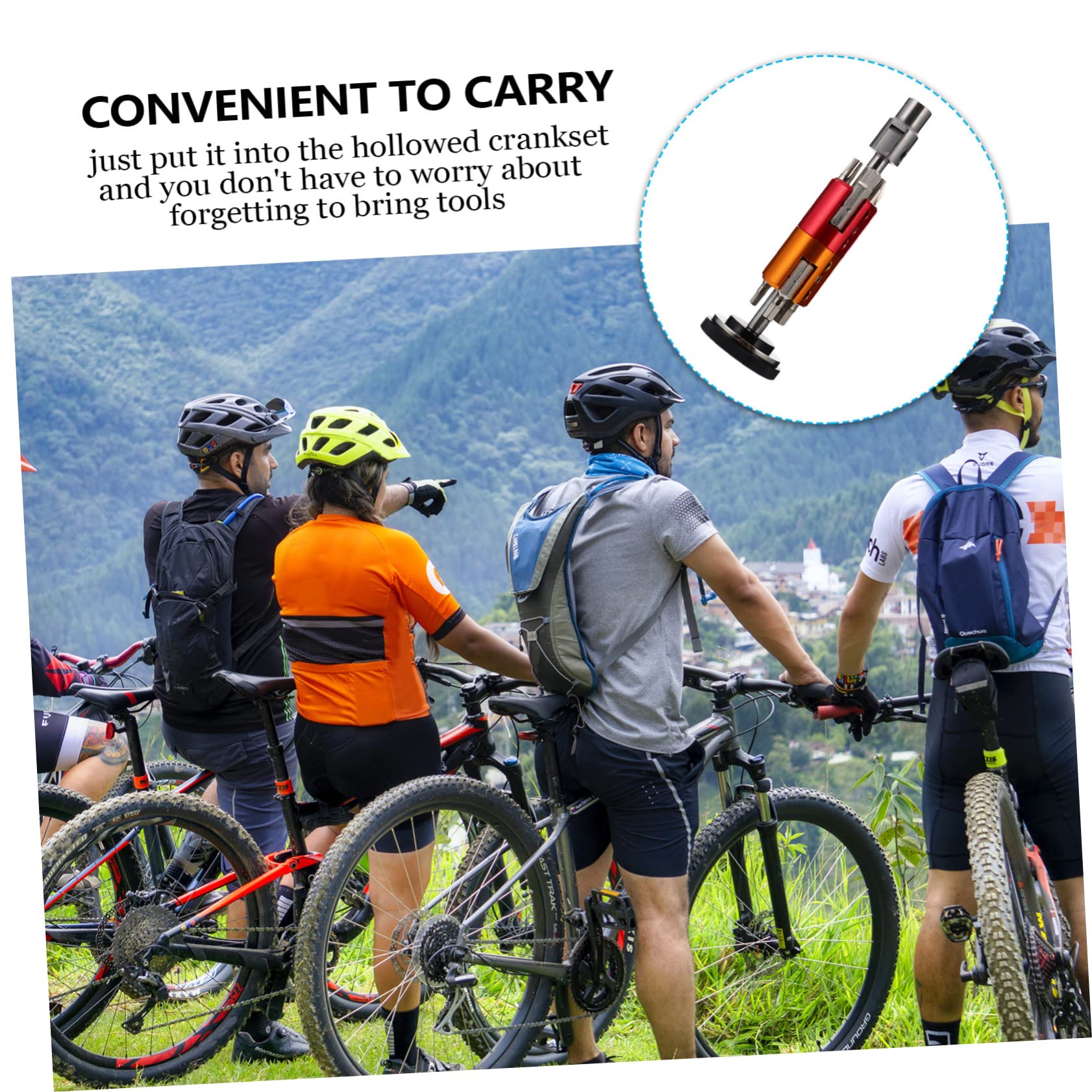 VANZACK 2 Uds Herramientas para Destornillador para Bicicleta De Montaña Herramienta De Reparación para Remache De Cadena Herramienta De Reparación Invisible Llave T25 Destornillador
