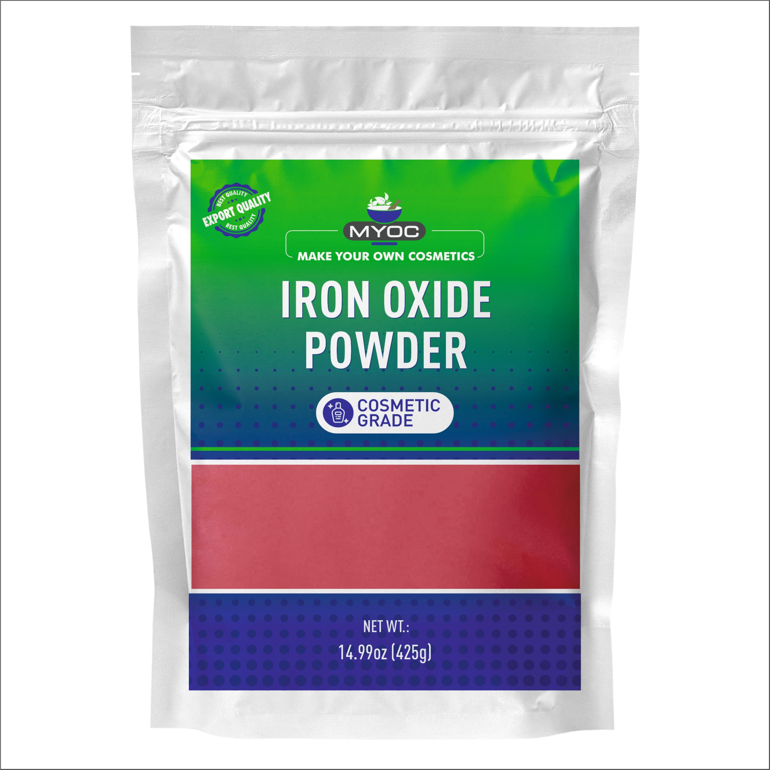 Iron Oxide (cosmetic grade) for DIY - 425 g — colour pigment for mineral makeup, eyeshadow, blush, soap colouring and colour cosmetic formulations-image-28