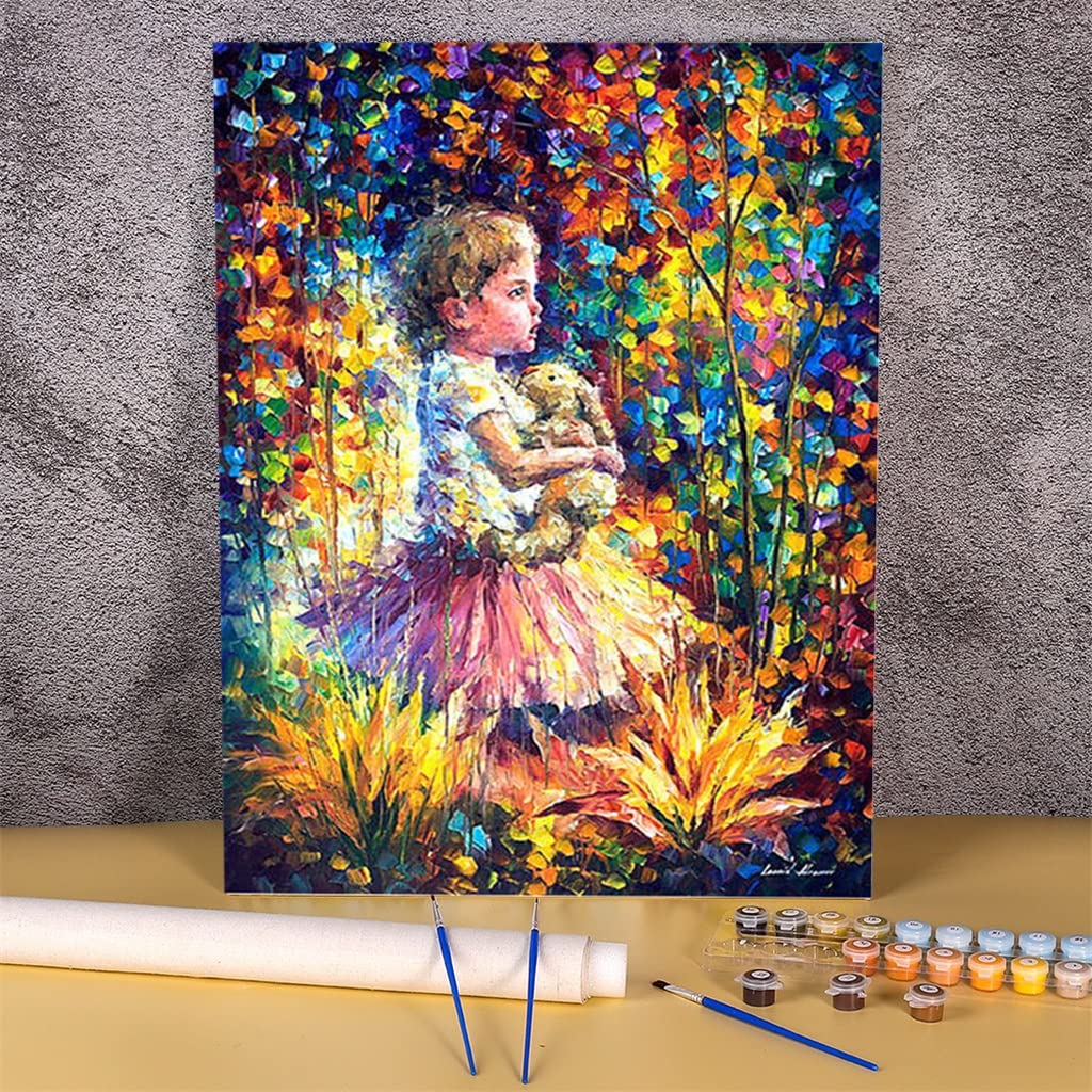 油絵　ペインティング Amazon.co.jp: KXDFDC DIYデジタルペインティングセットオイル