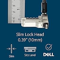 Vista 3 de Kensington Slim N17 2.0 - Cerradura de combinación para portátiles Dell con ranura en forma de cuña (K65094WW)