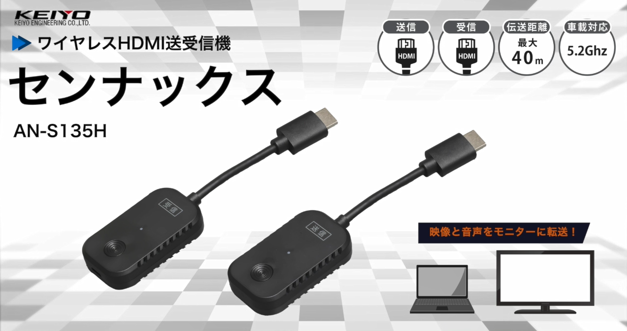 Amazon.co.jp: KEIYO【HDMI ワイヤレス】最大4回線 HDMI to HDMI AN