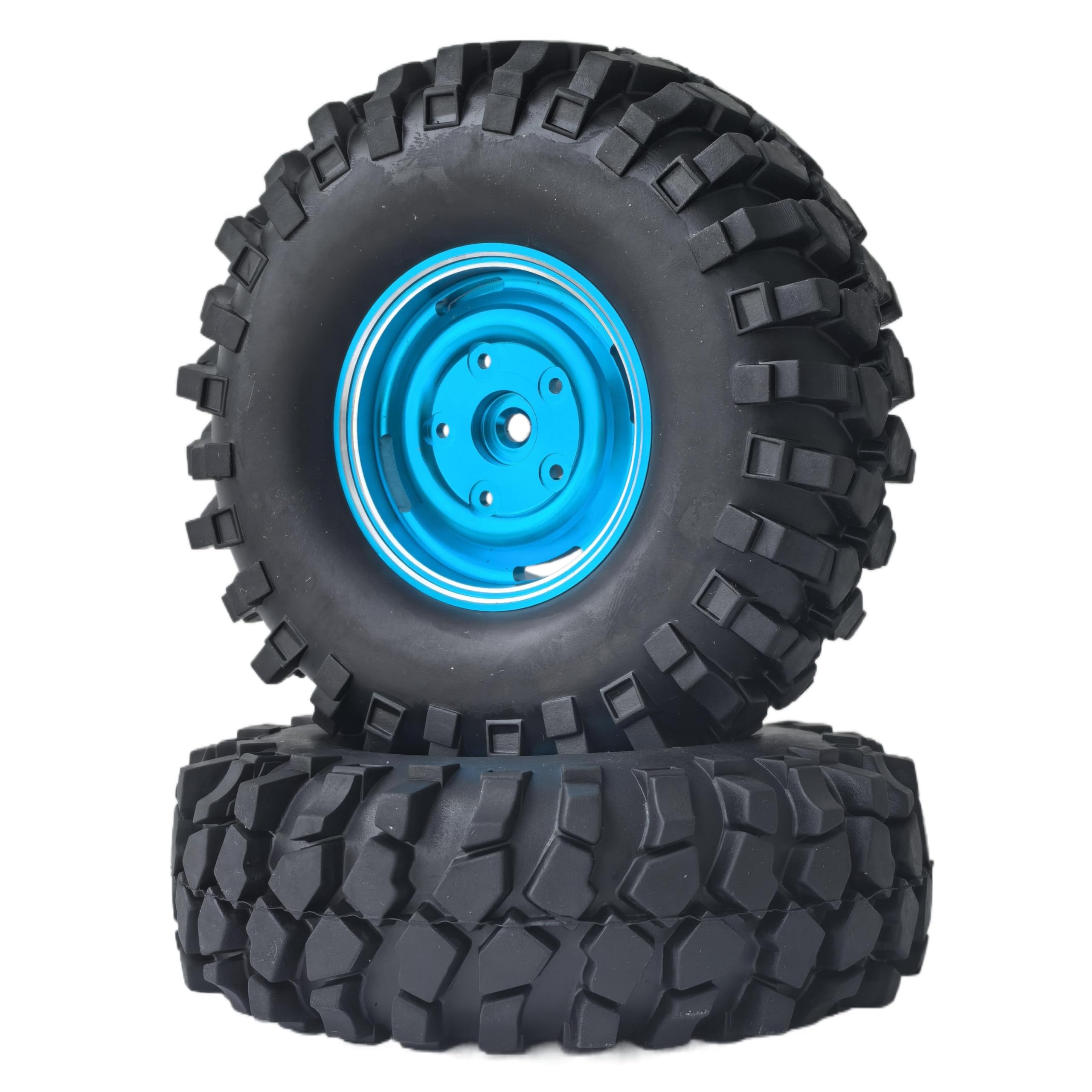 KEEDA - Roues Et Jantes Alliage 108mm 1.9 Pour RC Crawler, Compatibles SCX10, TRX4, RC4WD, D90, TF2