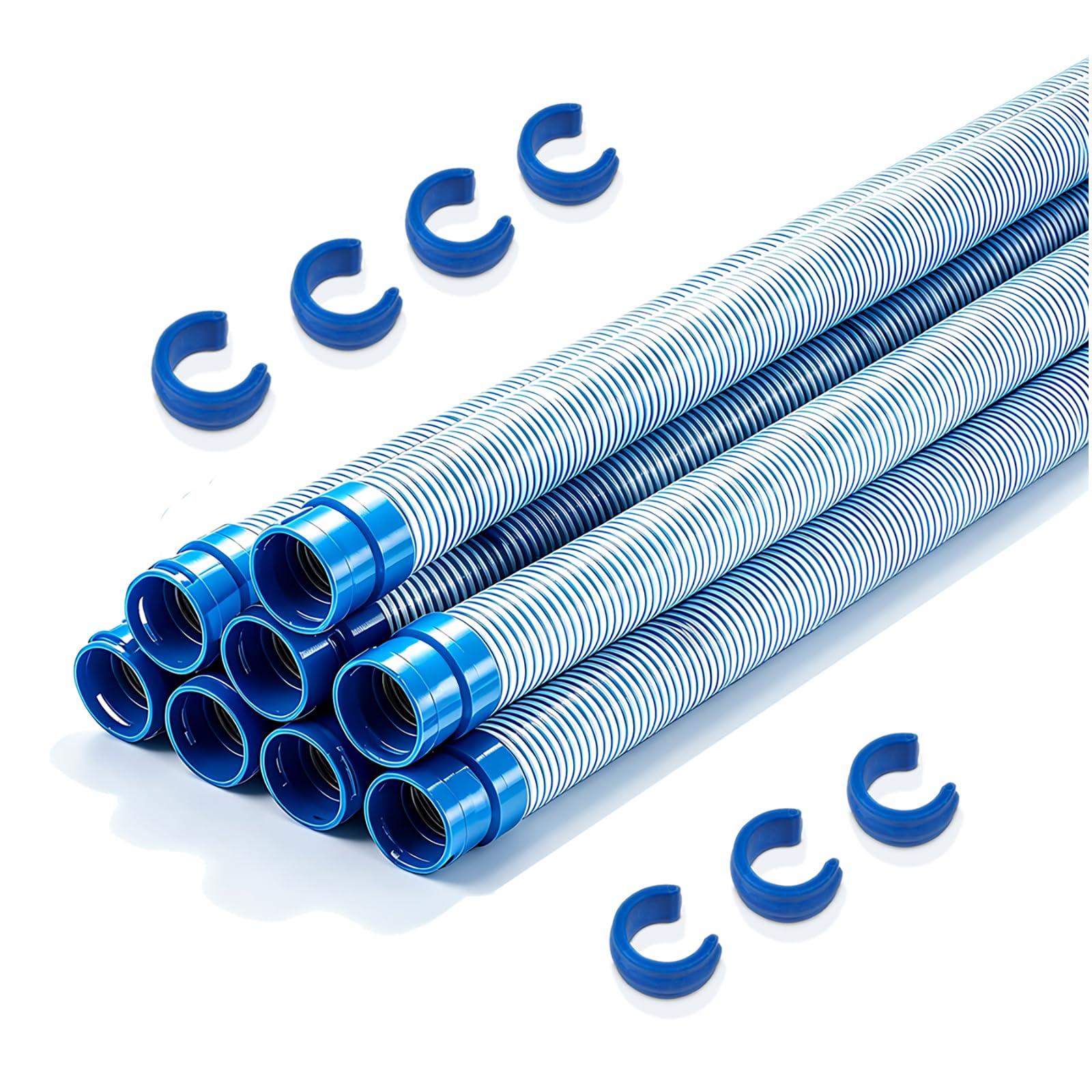 Photo 1 of Pool Cleaner Hose for MX6 MX8 Replacement Parts Pool Use, Pool Vacuum Hose with Twist Lock 39'' Replacement(8 Pack)