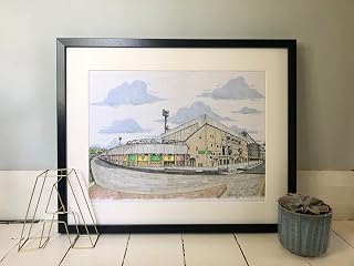 Norwich City FC - Carrow Road Stadium - Print - Wall Art - Premier League - Football Art - Canaries - Footy Fans