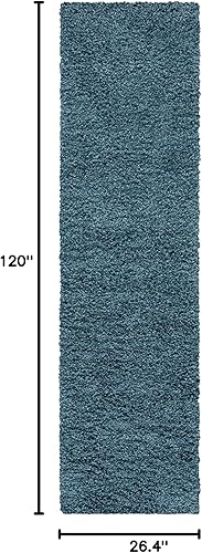 Vista 214 de SAFAVIEH Venus Shag Collection - Alfombra decorativa, 2 pies 7 pulgadas x 5 pies, color marfil, diseño sólido, no desprende pelusa y de fácil