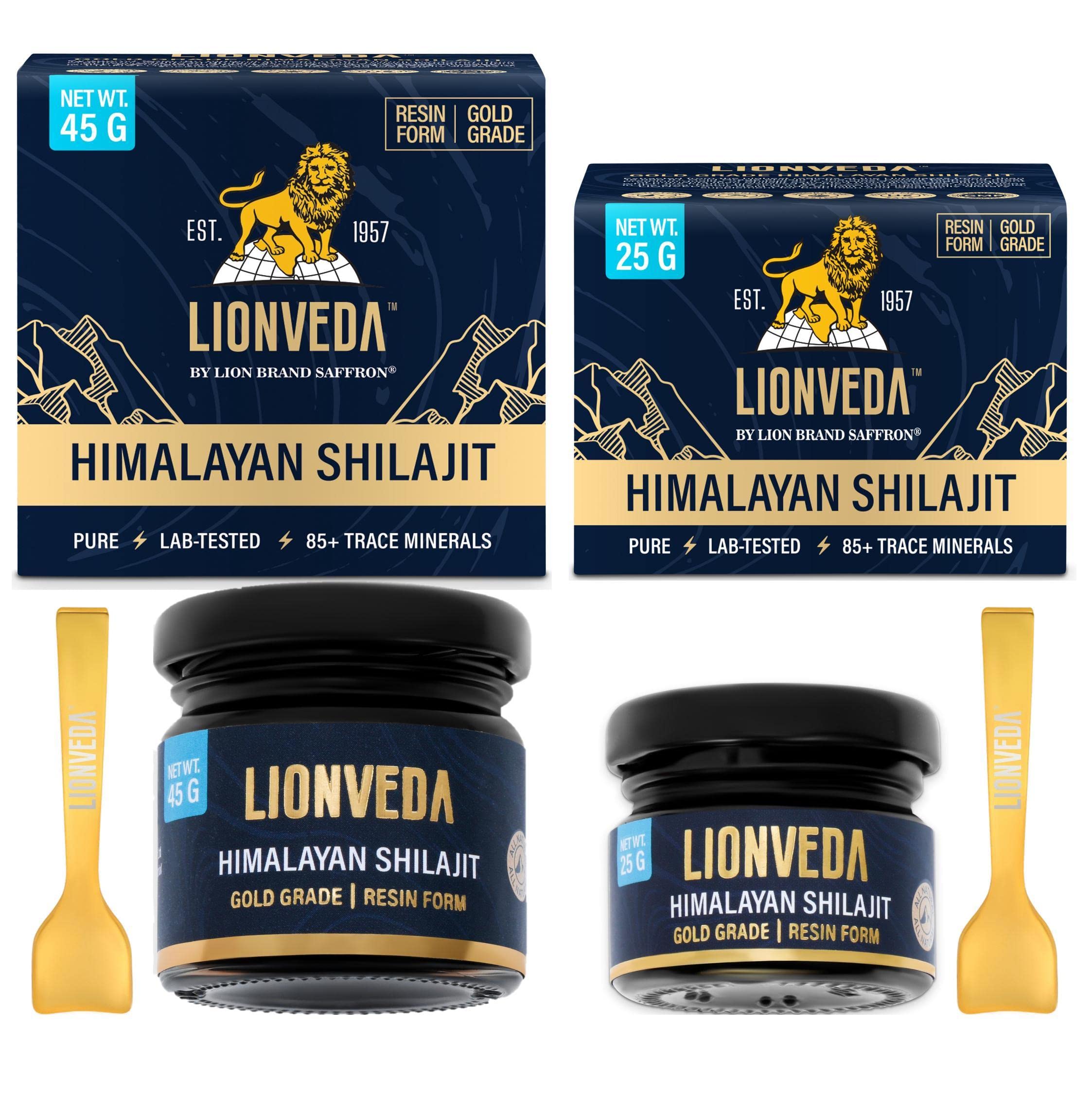 70 G,Original Himalayan Shilajit Resin(Certified Gold Grade) For Men,Gym,Stamina,Energy & Improved Health|100% Pure Shilajit/Shilajit Liquid (25 G + 45 G = 70 Gm)