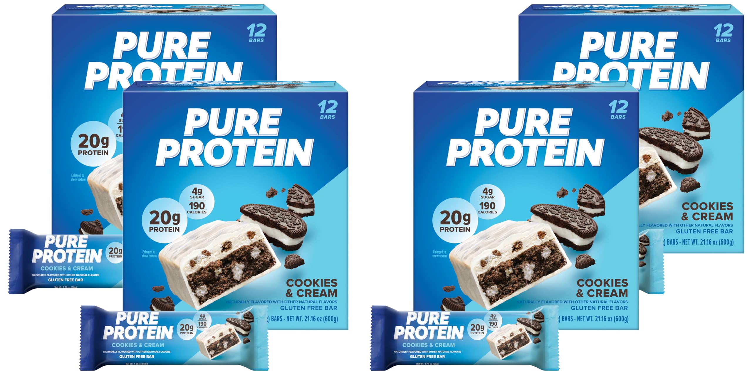 Pure Protein Chocolate Salted Caramel Protein Bars, 20g Protein, 12 Ct — Amazon image 18