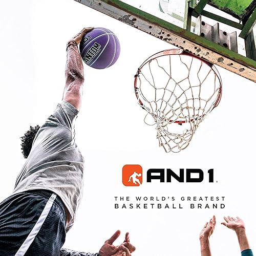 Miniatura 7 de AND1 Fantom - Baloncesto de goma  Bola de baloncesto de tamaño oficial hecha para juegos de baloncesto en interiores y exteriores se vende inflado