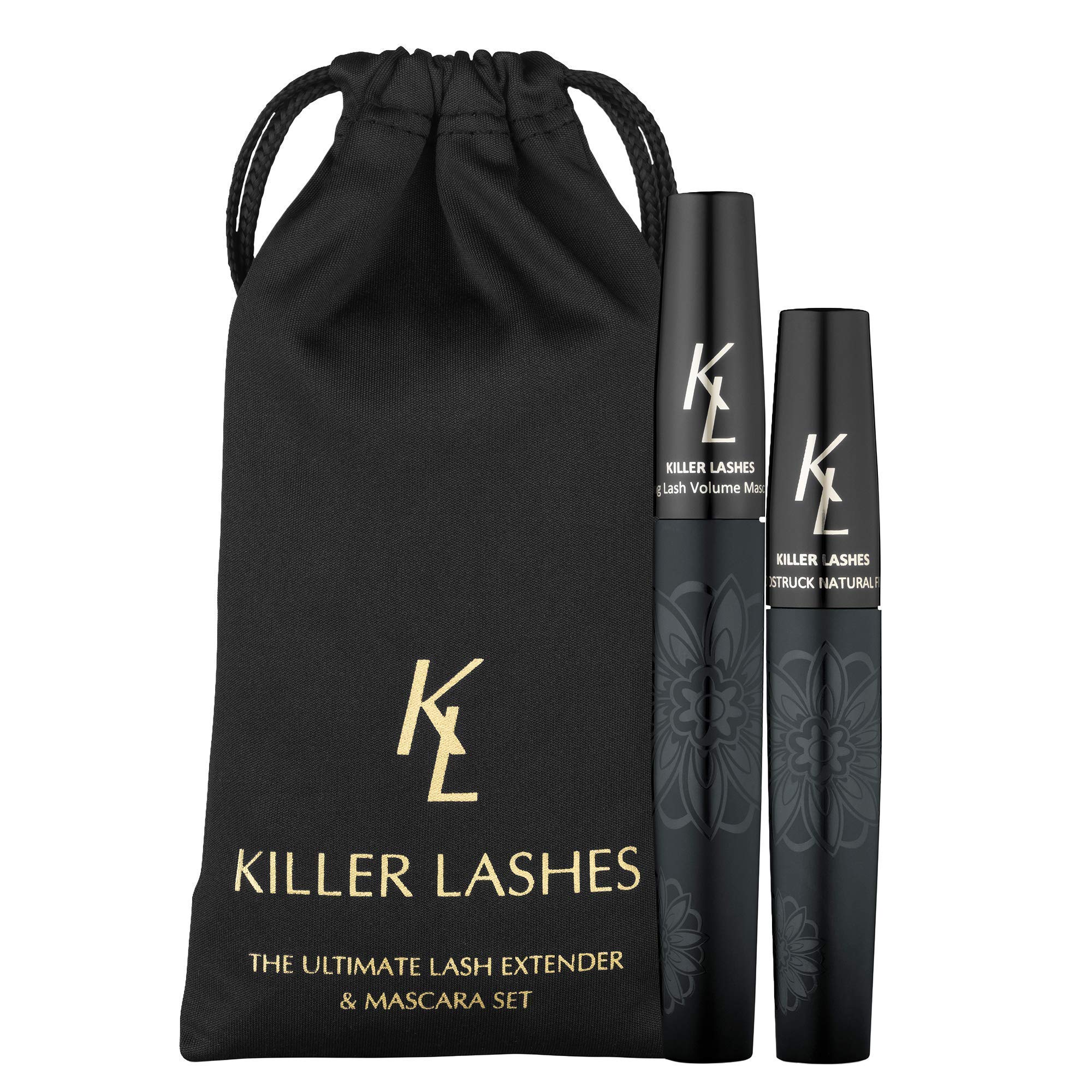 Sponsored Ad – KL Killer Lashes Mascara Black and Ultimate Fibre Lash Extender for Fuller Longer Lashes