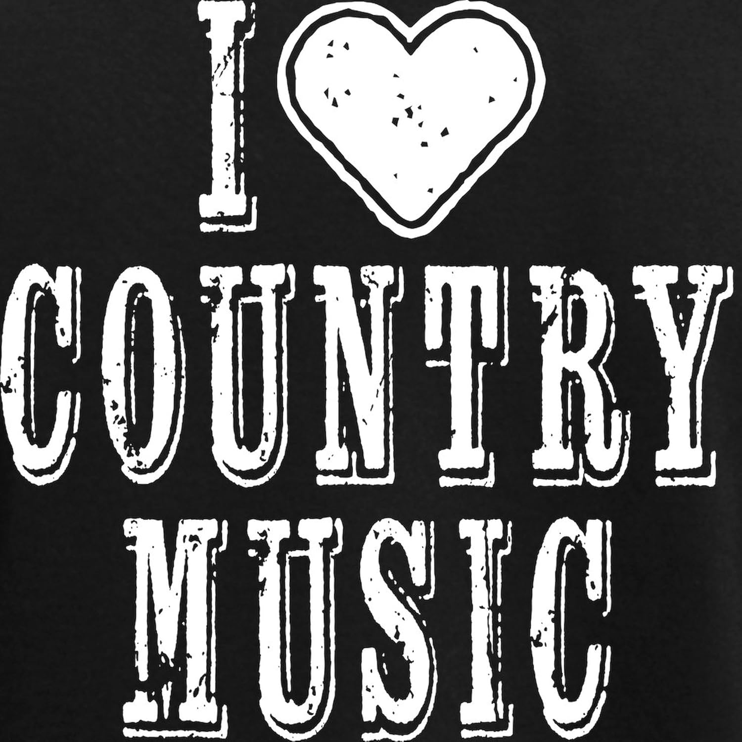 CafePress I Love Country Music Pajamas Womens Novelty PJ Sleepwear