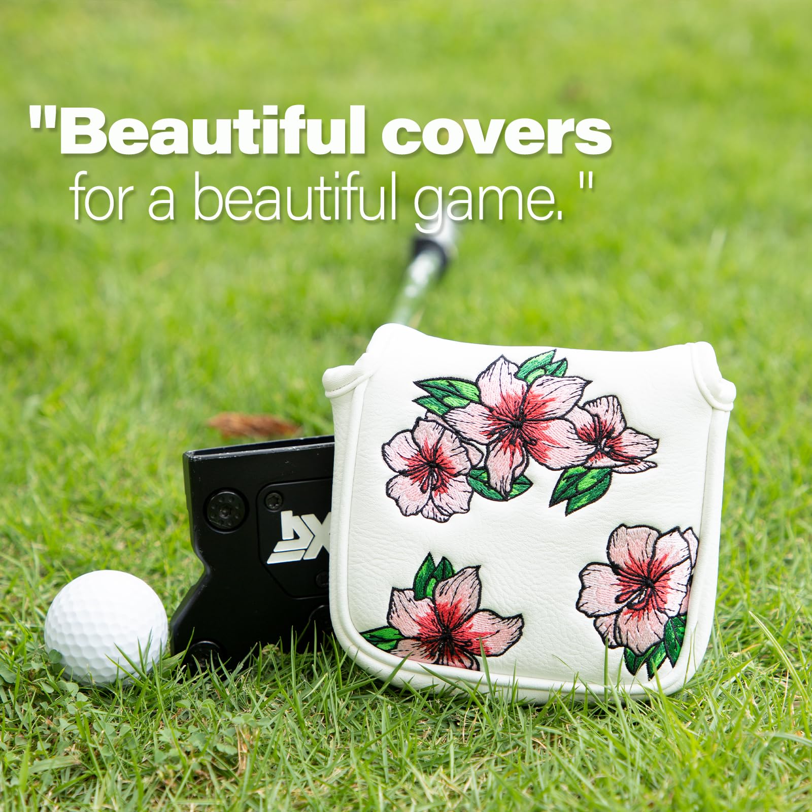Cubiertas para putter de golf, cubierta de palo de golf, cubierta de palo de golf con cierre magnético, fundas de cuero para palos de golf para la mayoría de marcas