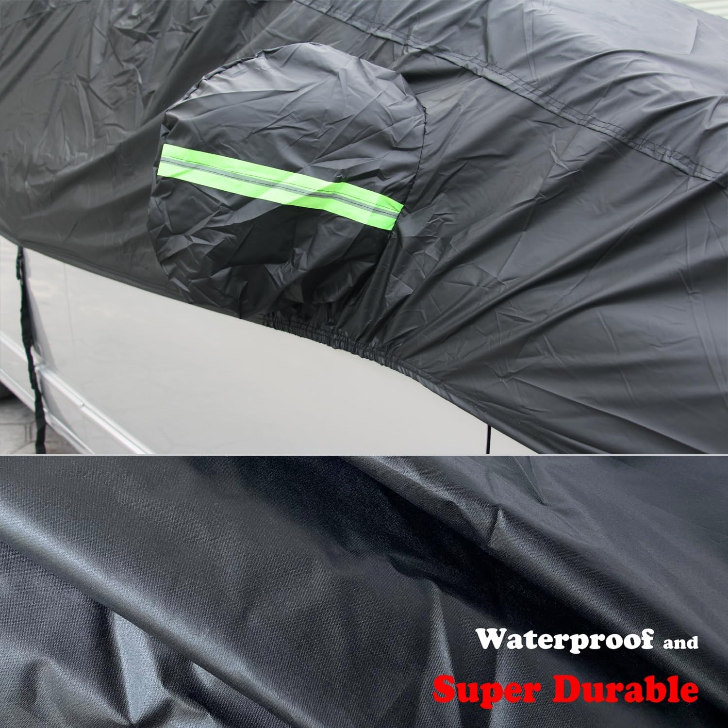 Autoabdeckung Halbgarage Für Mercedes ML-Klasse W164 2005-2011 – Oxford + Baumwolle, Wasserdicht Autoabdeckung Halbgarage Für Mercedes ML-Klasse W164 2005-2011 – Oxford + Baumwolle, Wasserdicht