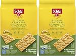 Schar Gluten-Free Crackers - Non GMO, Lactose Free, Preservative Free, Gluten-Free Saltine Crackers, 6 Individually Wrapped Packs, 210g