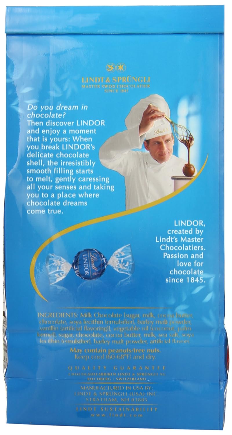 Lindt LINDOR Dulce de Leche Milk Chocolate Truffles, Milk Chocolate Candy with Smooth, Melting Truffle Center, 5.1 oz. Bag (6 Pack) : Grocery & Gourmet Food