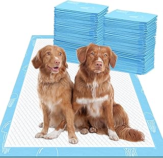 Dog Pee Pads 28x44in Extra Long Dog Training Pads 12 Cups Superior Absorption Leak-Proof Pee Pads for Dogs Marine Scented Odor-Control Dog Pads with Jellyfish Pattern (30 Counts)