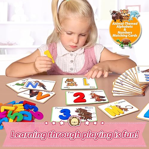 Miniatura 7 de Shemira Tarjetas flash del alfabeto numérico para niños pequeños juguetes educativos de aprendizaje Montessori regalo para niñas de 2 3 4 5 6 años