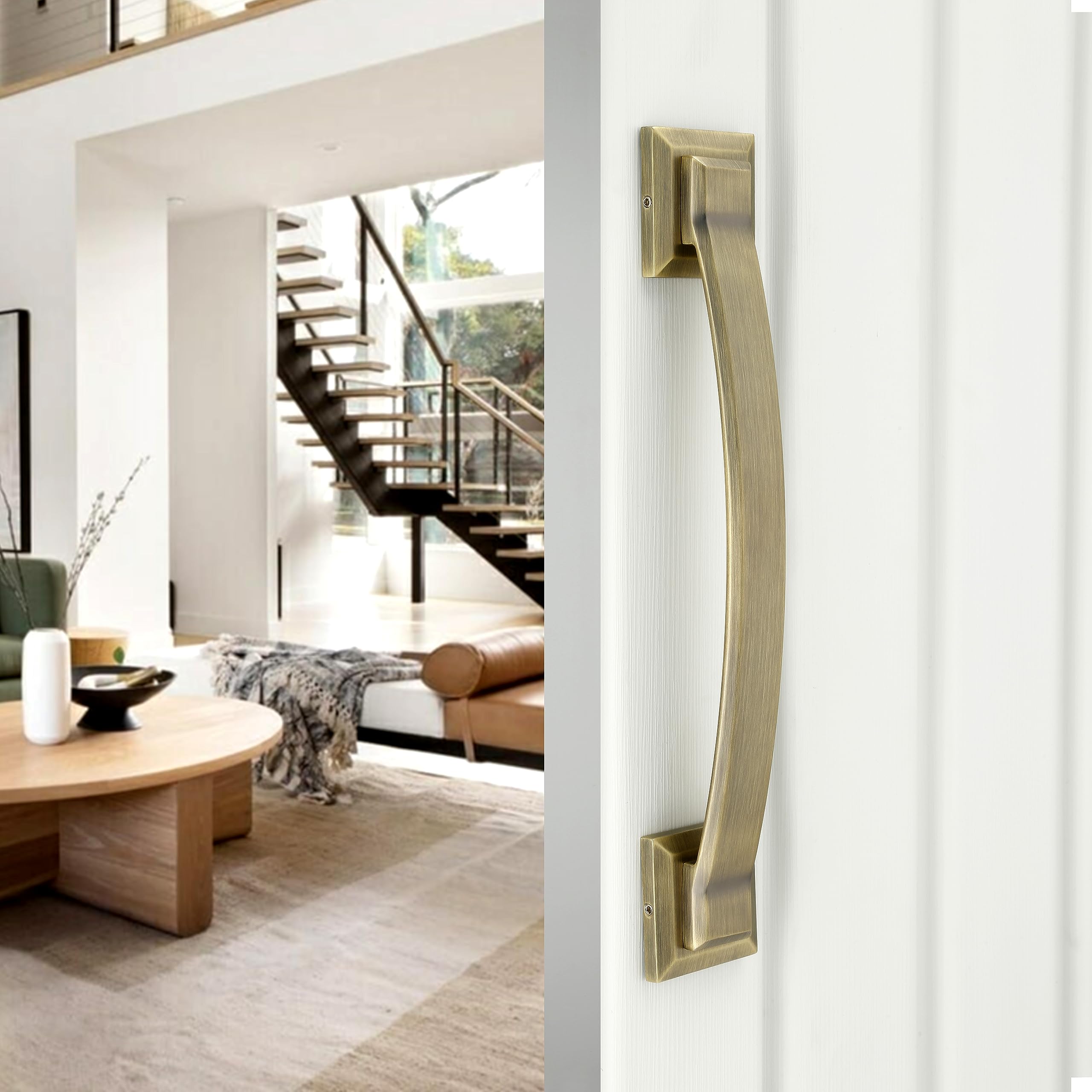 LAPO 12inch Zinc Push Pull Door Handle for Main Door Specially Designed ForWooden Door-Pack of 1 | Antique Finish | 3 Years Warranty (B0CCYN7MKV) Amazon Price History, Amazon Price Tracker