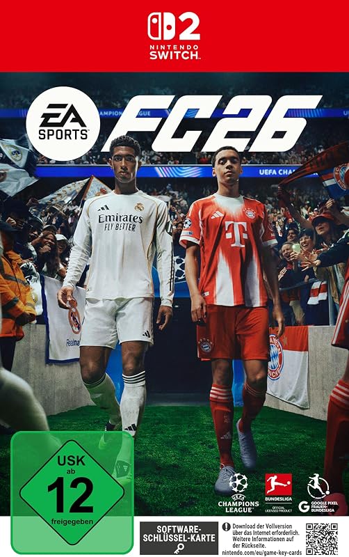 Electronic Arts EA SPORTS FC 26 Standard Edition Switch 2 szoftverkulcs kártya német nyelvű foci játék