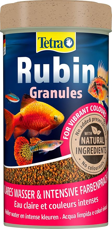 Tetra Rubin Granules Fischfutter in Granulatform mit natürlichen