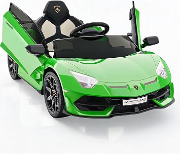 Hetoy Ride on Car for Kids 12V Licensed Lamborghini Electric Vehicles
