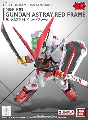 Miniatura 5 de Bandai Hobby SD EX-Standard 007 Astray Red Frame "Gundam Seed Astray" Kit de construcción