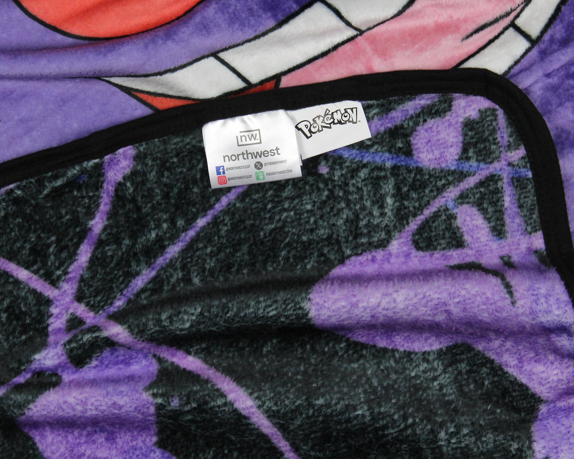 Amazon.com: Pokemon Gen 1 Gengar Trading Card Pokedex Throw Blanket