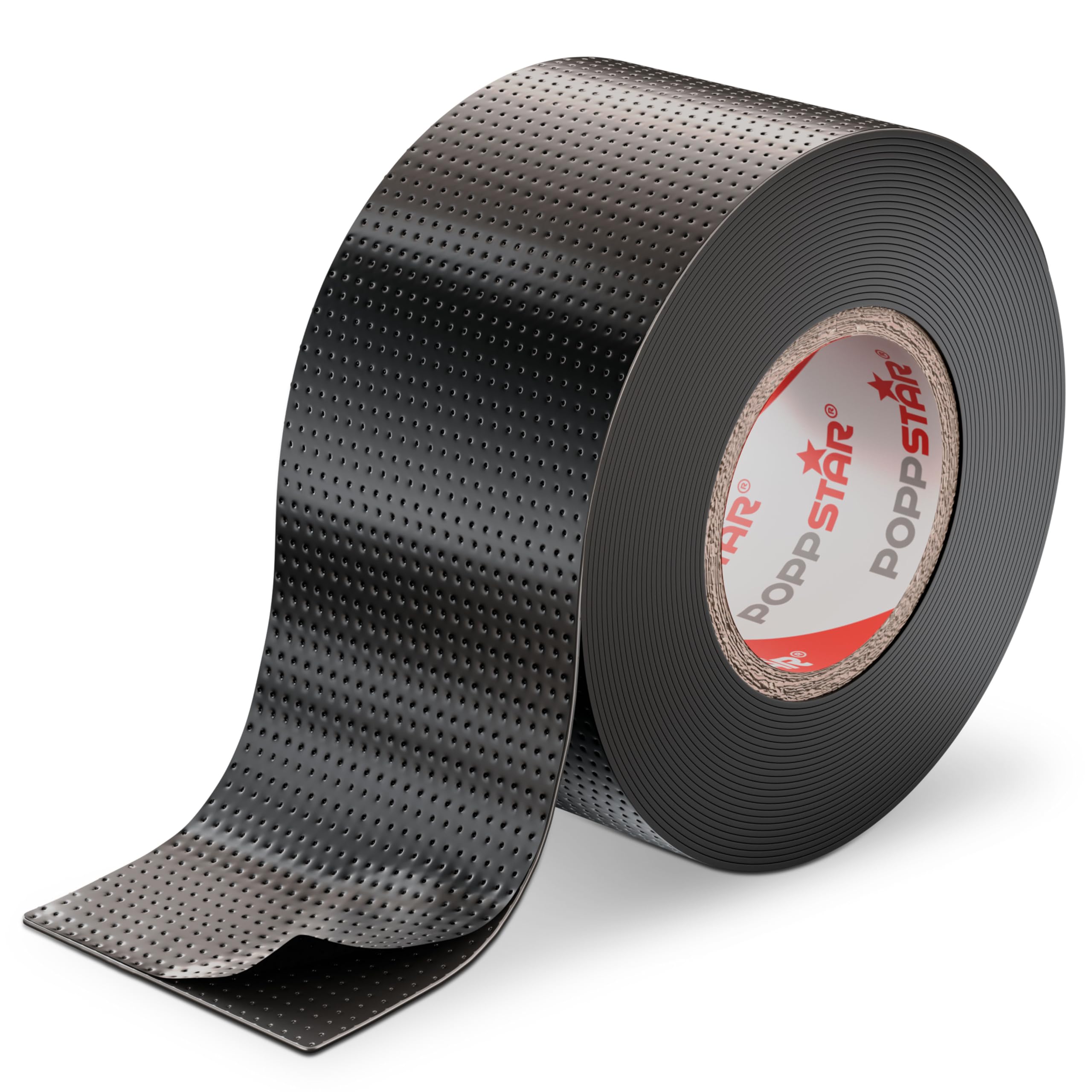 Poppstar Black 1X Self-Fusing Universal Insulating Tape, Sealing Tape, Lxwxh 5M X 38Mm X 0.76Mm,