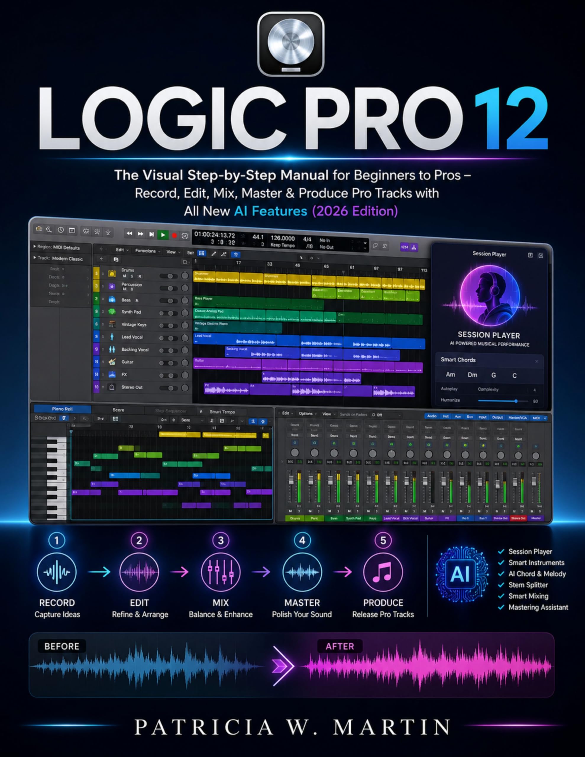 Guide Logic Pro 12 pour composer et produire vos propres albums directement depuis votre studio