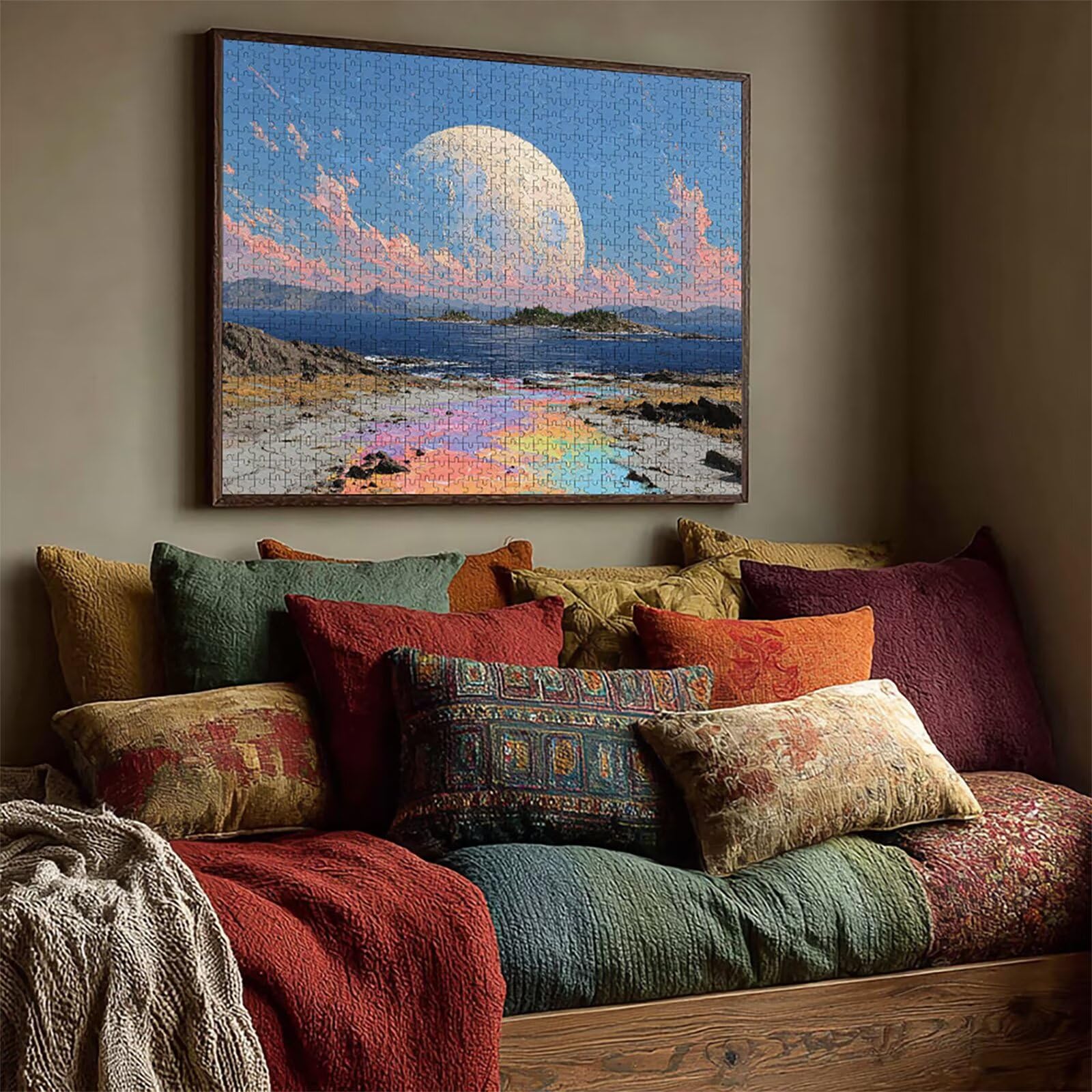 Planet Puzzle 6000 Teile für Erwachsene, DIY Holzpuzzle 179x105cm, Holzpuzzle Erwachsene für Die Ganze Familie, Groß Deko Puzzles und Geschenke, Clevere Rätsel, Geschenk für Mädchen, (Farbe) 6-5792
