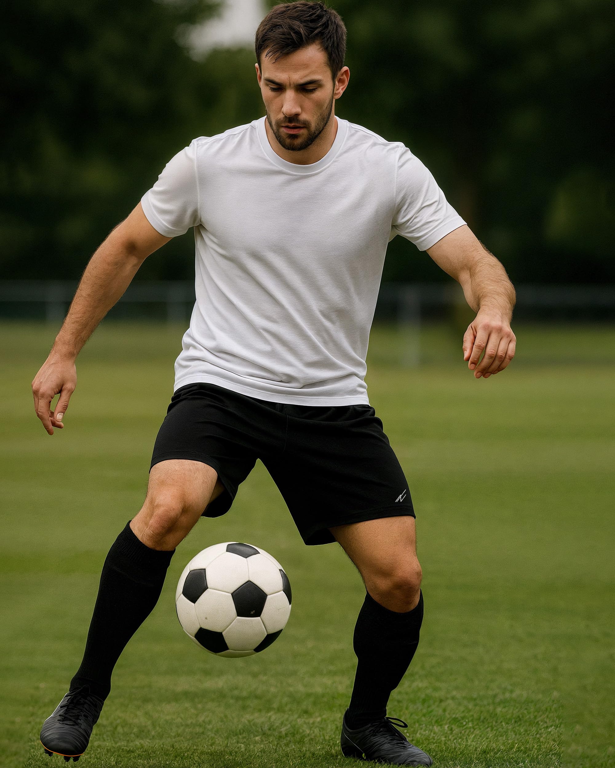 NY Threads Pantalones Cortos Deportivos para Hombre Secado Rápido Holgado Ligeros Correr