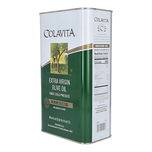 Miniatura 3 de Colavita Premium Selection Aceite de oliva virgen extra latas de 101 onzas (paquete de 2)