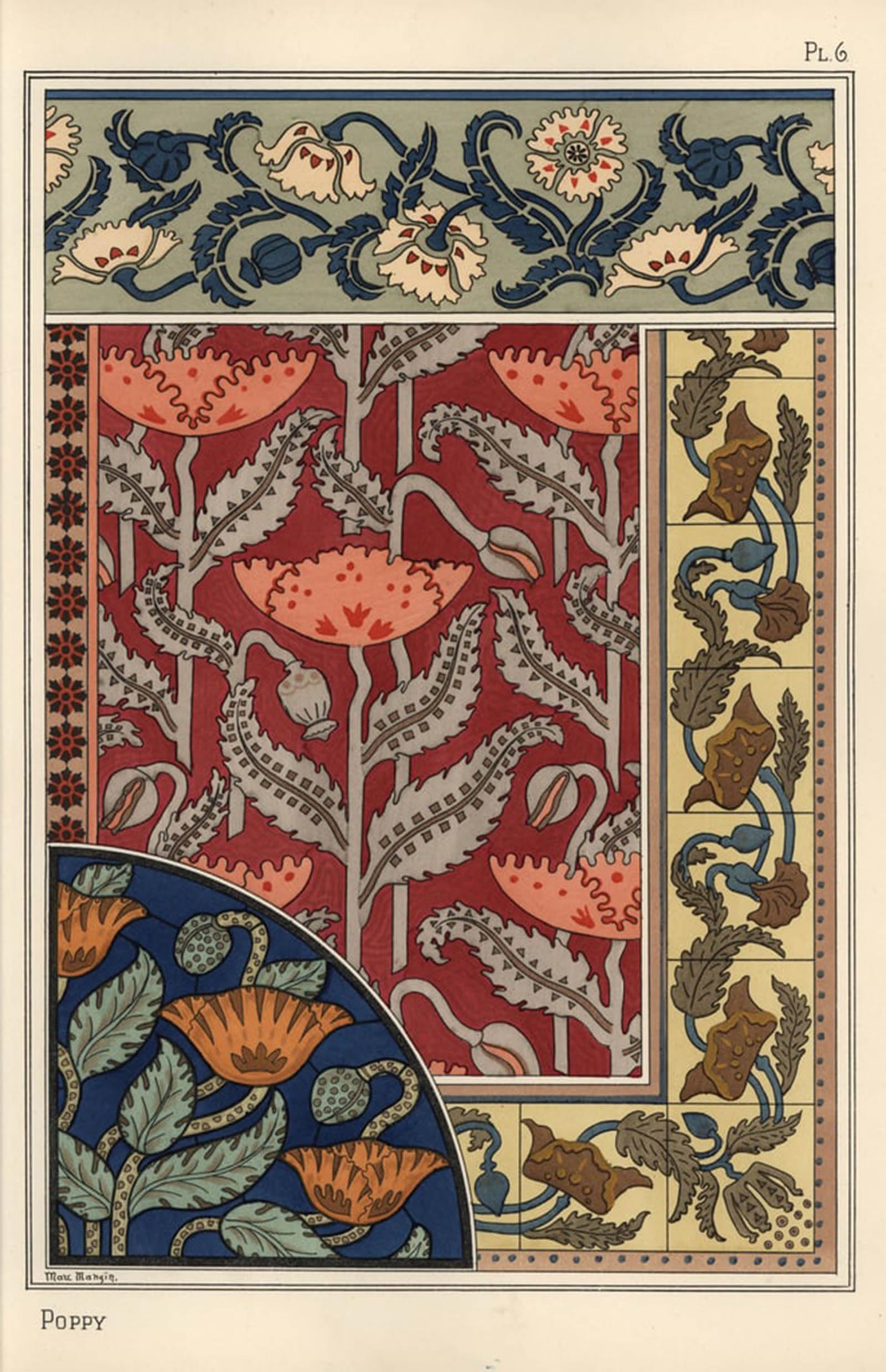 Tableau Toile Affiches d'Art Décoration Murale Eugène Grasset 60x90