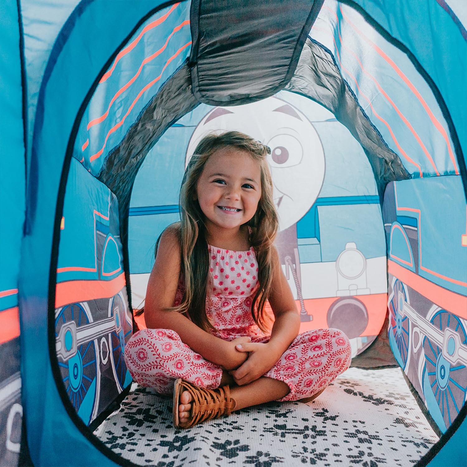 Sunny Days Thomas Pop Up Tent - Indoor Playhouse, Folds Flat - Ages 3+