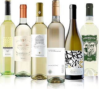 The Wine Guys Probierpaket Weißweinreise durch Italien Wein Tasting-Set, 6 x 0,75 l