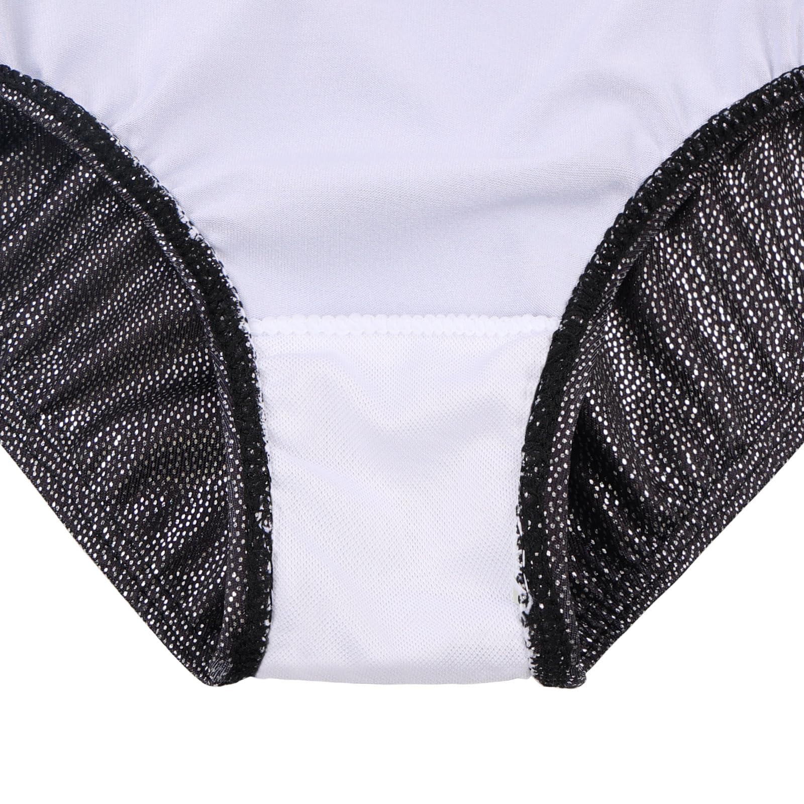 Niña Maillots de Gimnasia Mangas Largas con Lentejuelas en Tul — view 24