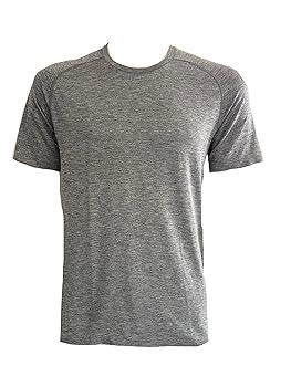 lululemon☆スポーツTシャツ☆l Vent Tech〇これ一枚でOK Lululemon Metal Vent Tech Heather T-Shirt Aqua Blue Men's M